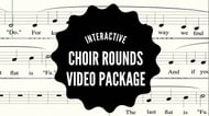 Interactive Choir Rounds Video Package Digital File Reproducible Kit cover